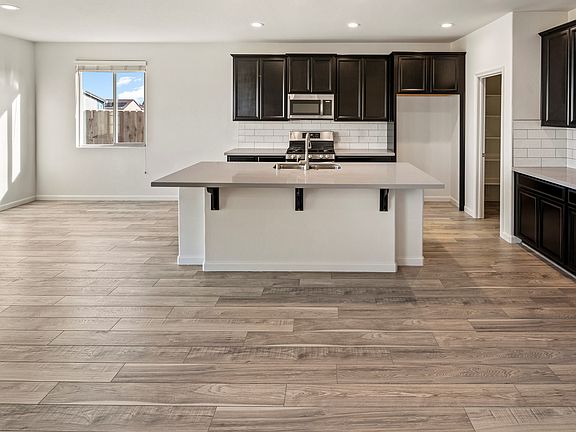 Kitchen to dining area