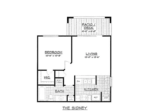 Floor plan The Sidney