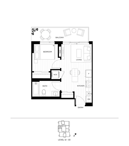 Floor plan T1-0901