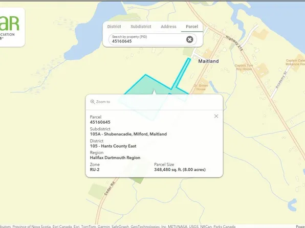 Cedar Rd, East Hants, NS B0N 1T0