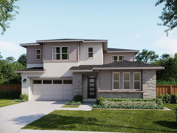 Azure at Francis Ranch by Trumark Homes in Dublin, CA Residence 1C Contemporary Prairie