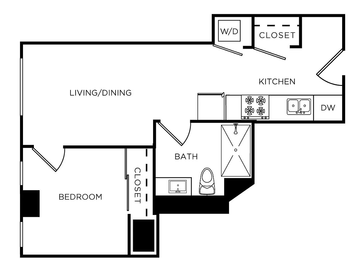 Floor plan The Hyde
