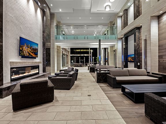 Open-aired loggia with cabana-style seating