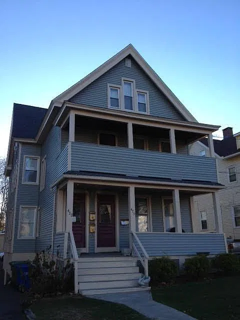 Front of House. Second floor porch goes with the second floor.