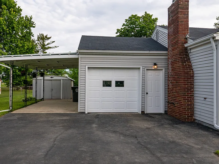 1-Car Attached Garage & Carport