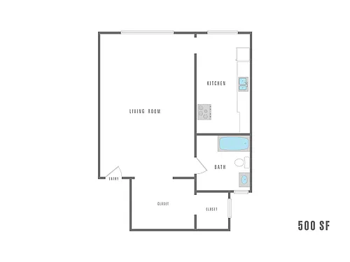 Floor plan Studio