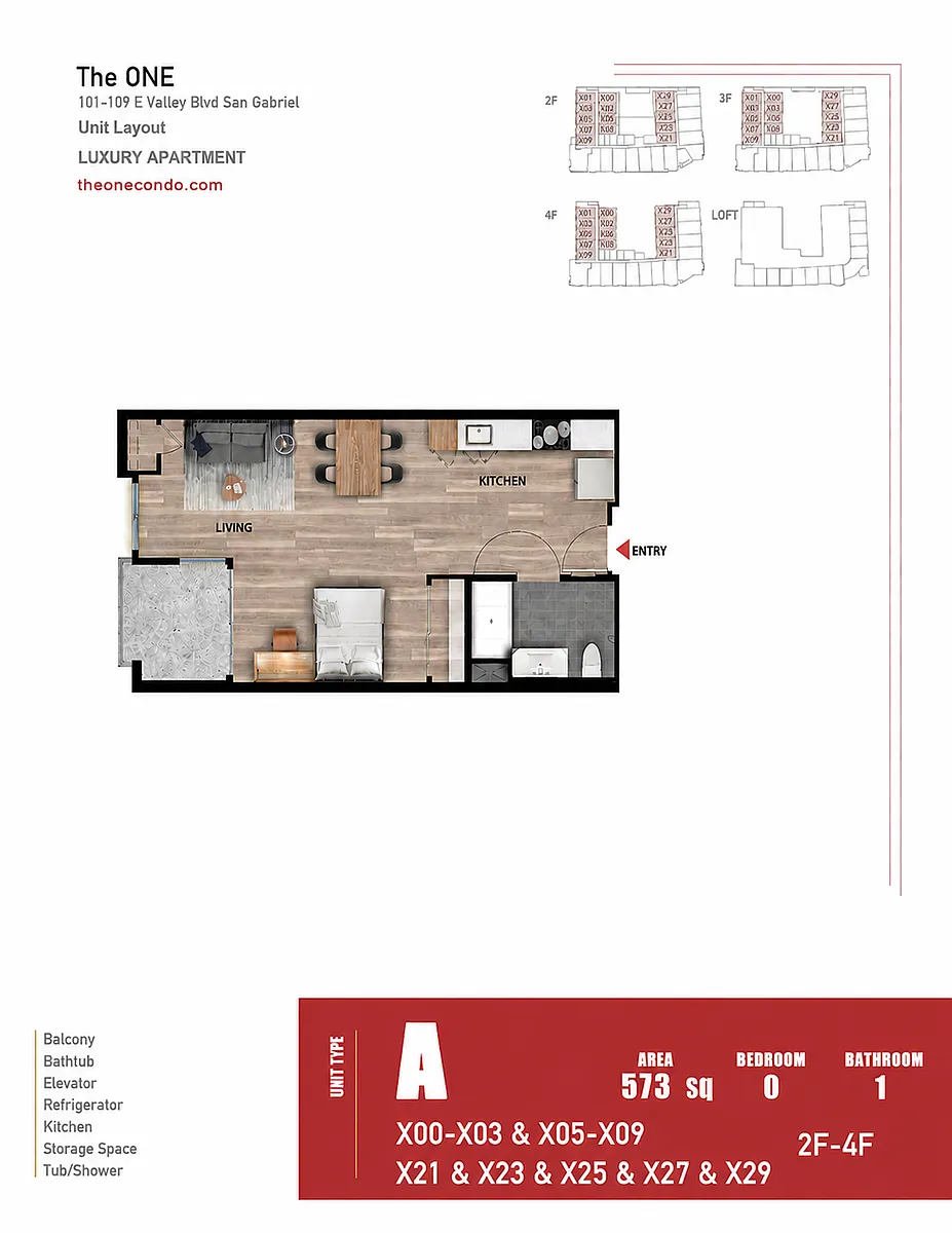 Floor plan Studio