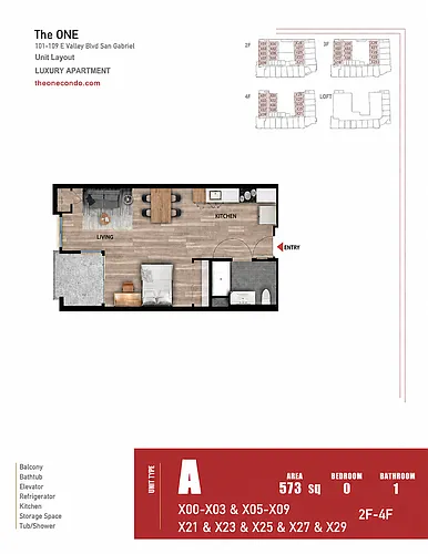 Floor plan Studio