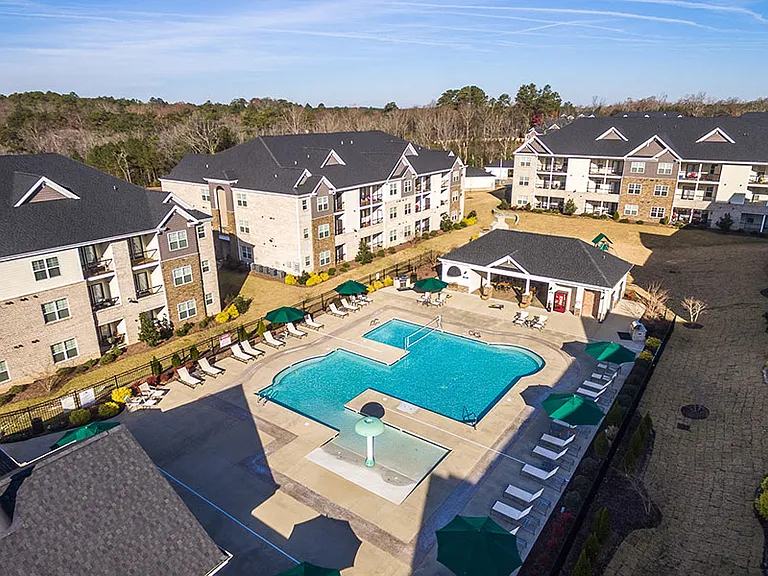 Aerial View of West End at Fayetteville in Fayetteville, NC