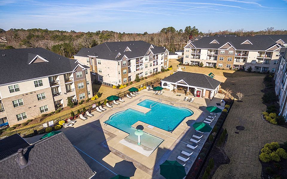 Aerial View of West End at Fayetteville in Fayetteville, NC