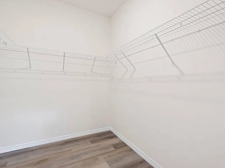 Master bedroom walk-in closet