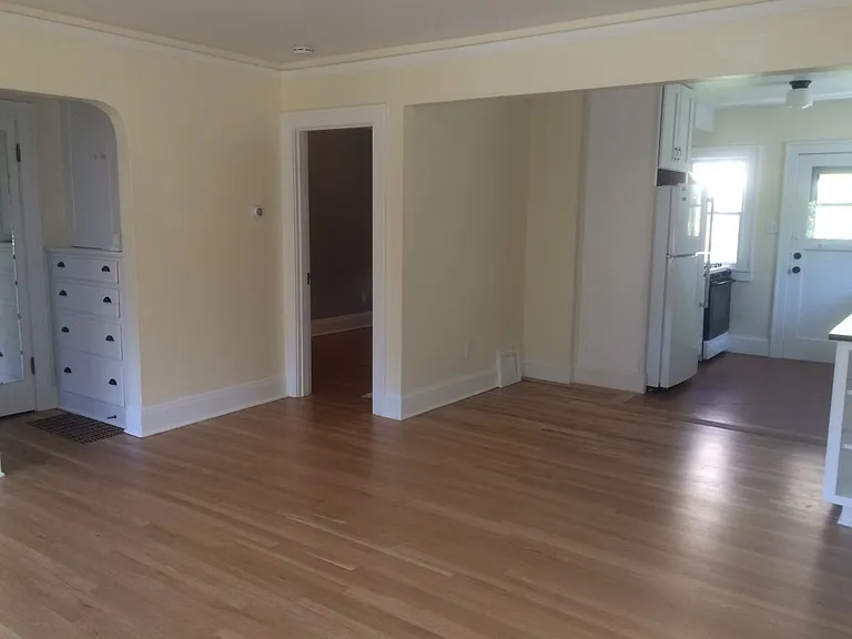 Bedroom door from Living Room