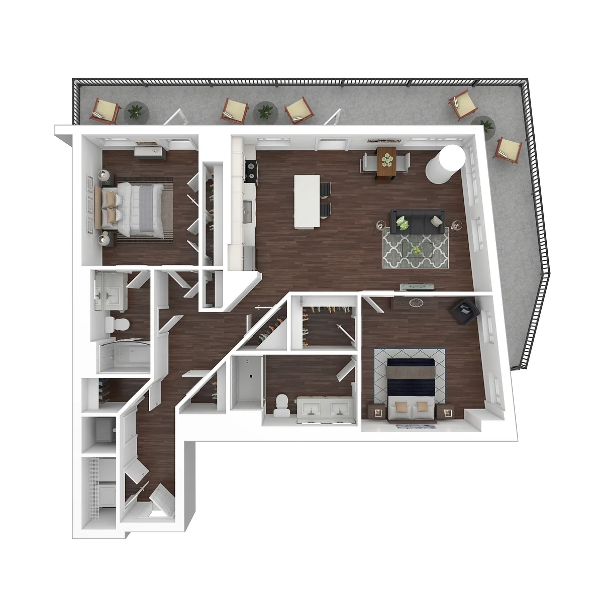 Floor plan B5- West