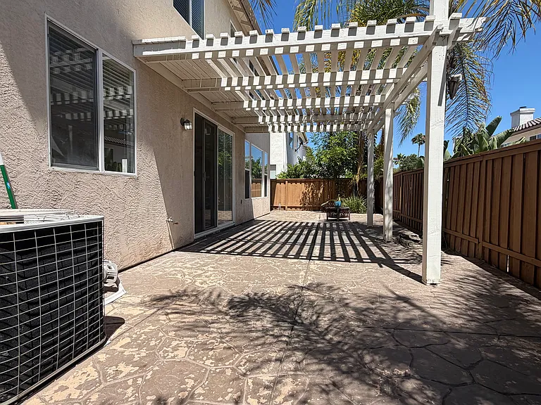 Backyard from right