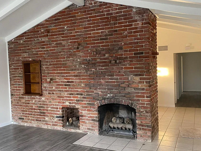 Fireplace in living room