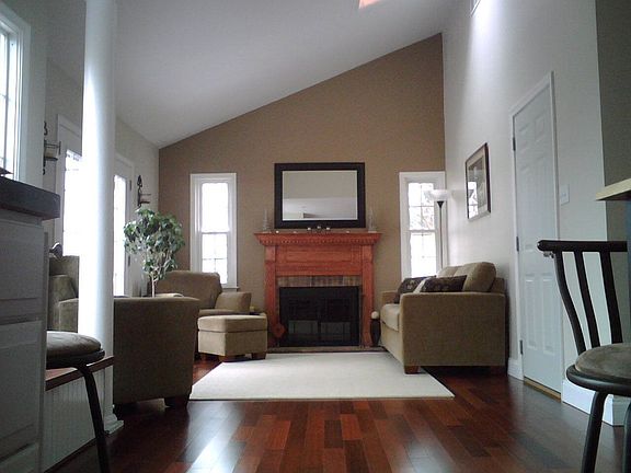 Fireplace room from the kitchen