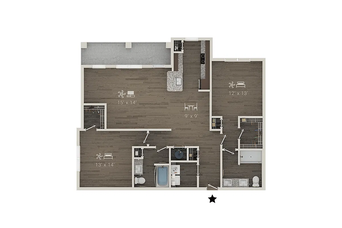 Floor plan B2M