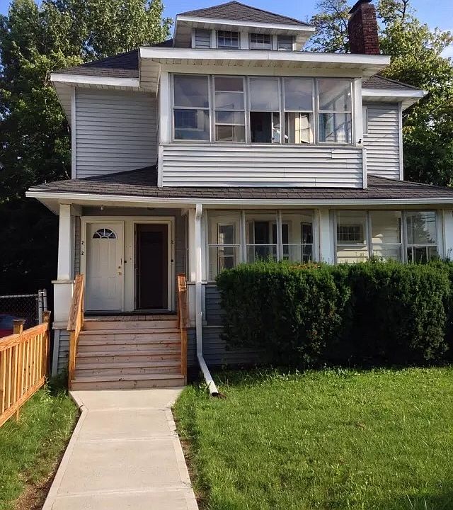 front of the house