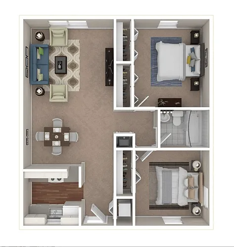 Floor plan Manor 2x1