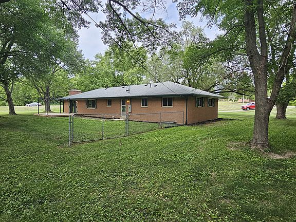Back and south side of house