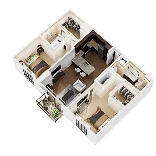 Floor plan B2