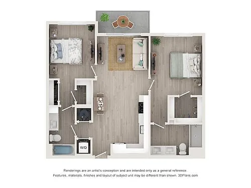 Floor plan B3