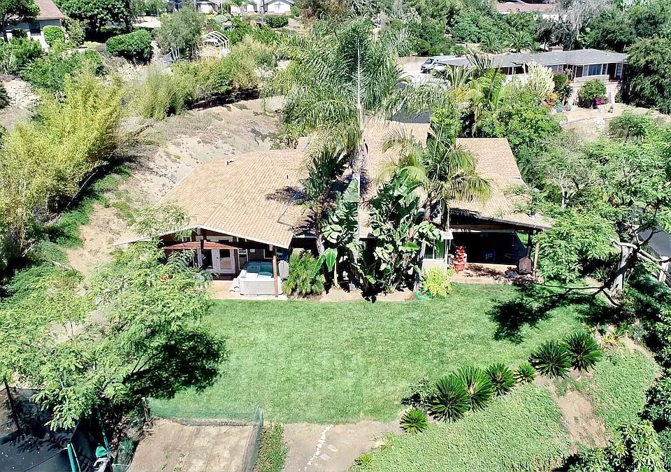 View of backyard