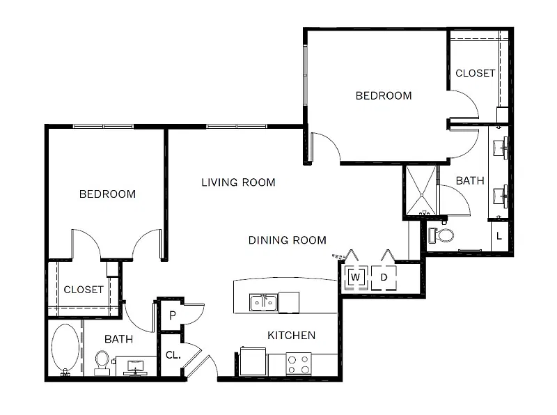 Floor plan B3