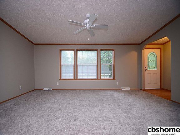 rand new carpet and fresh paint. Cathedral ceiling.