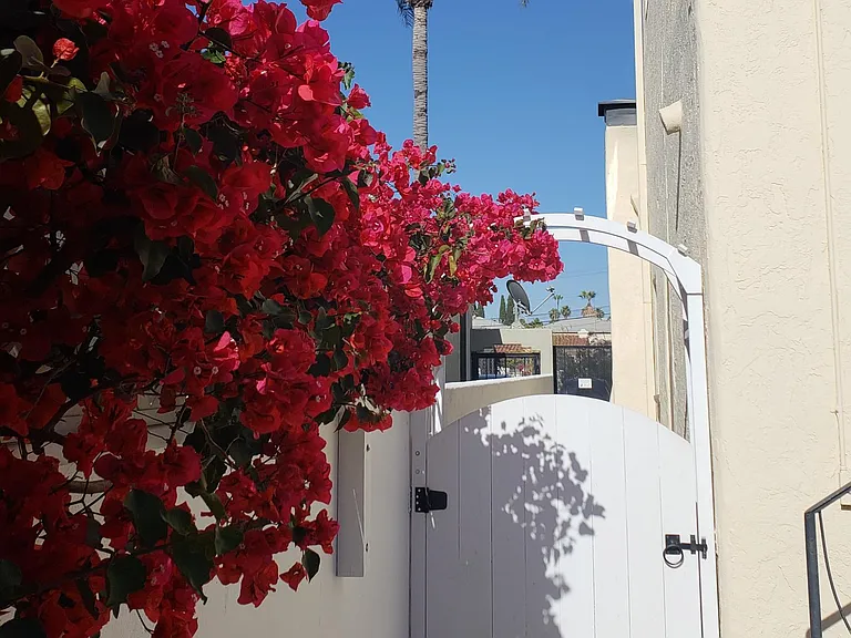 Private garden gate