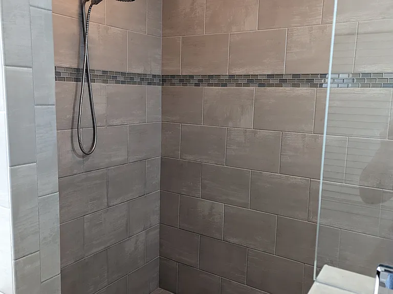 oversized Master bath shower