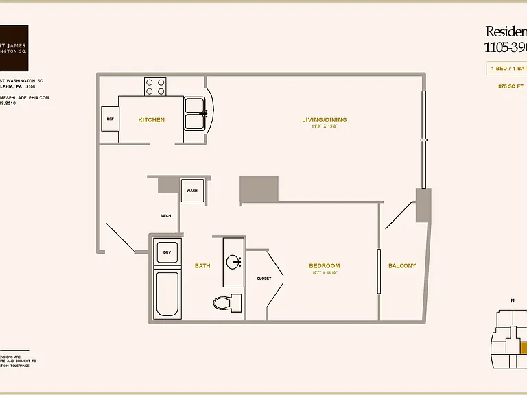 1 Bed 1 Bath A1 1 Bed 1 Bath A1