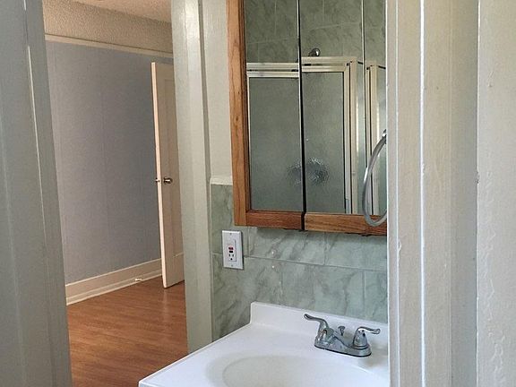 Bathroom (through door to bedroom)