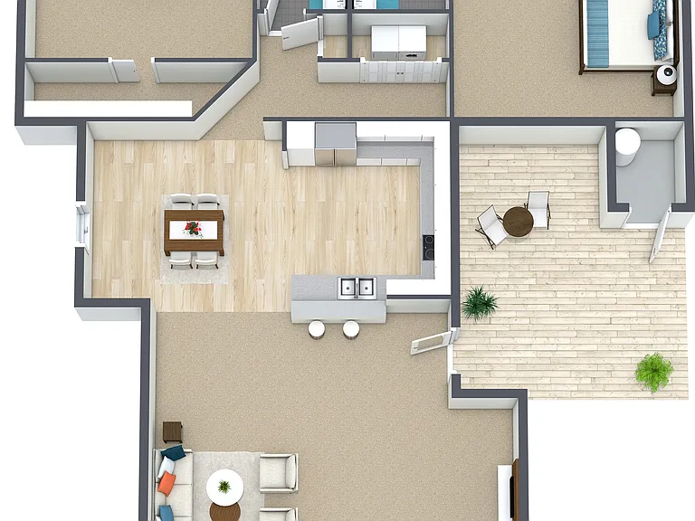 Creekbridge Floor Plan - 3D - Avenue - Image Creekbridge Floor Plan - 3D - Avenue - Image