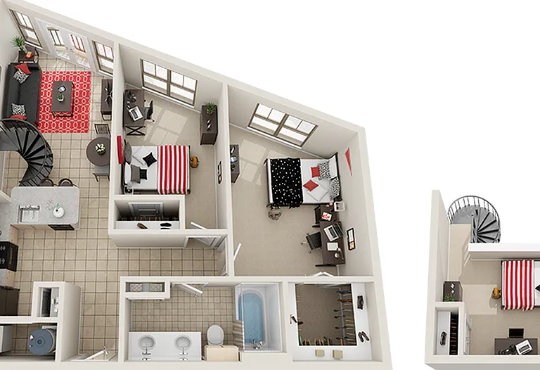 B11-LOFT- Villas on Guadalupe Austin Texas VOG