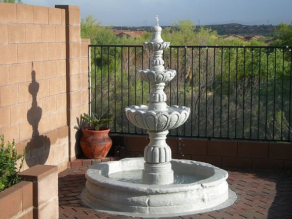 magnificent tiered fountain 