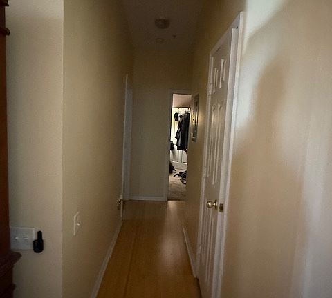 hallway to the second and third rooms.