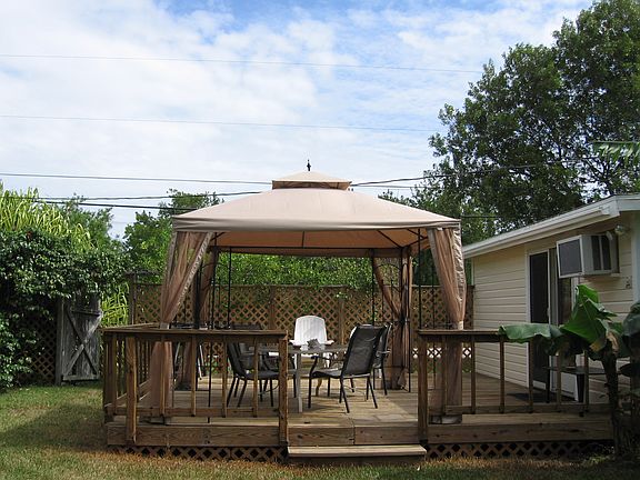 Gazebo off master bdrm