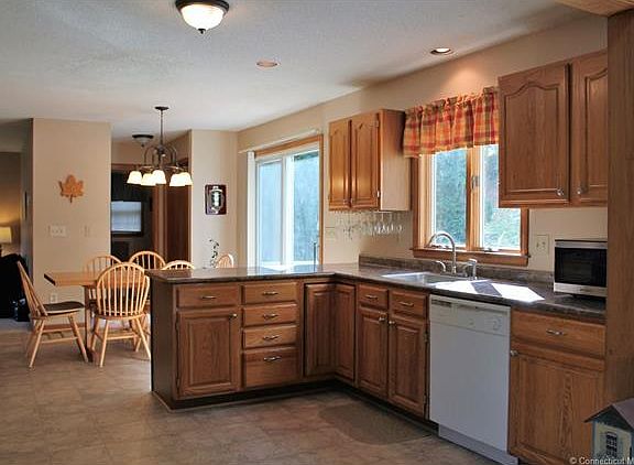Bright, open kitchen with s...