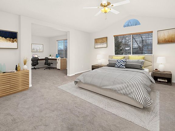 This master bedroom is huge