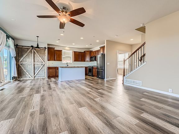 family room looking into kitchen