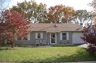 front of house w/ brand new siding