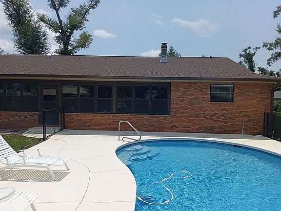 Rear and pool