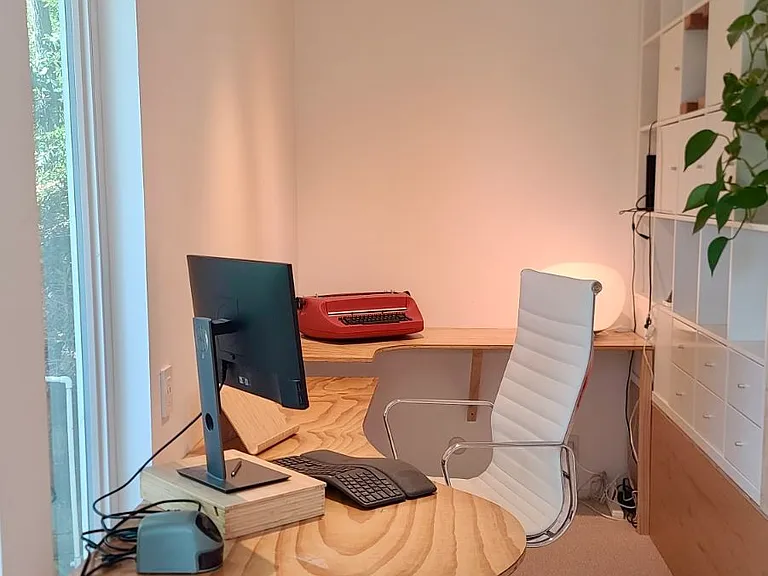 Office Nook in Primary Bedroom