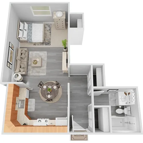 Floor plan Studio