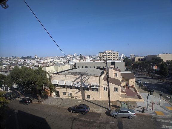 Living room view towards downtown
