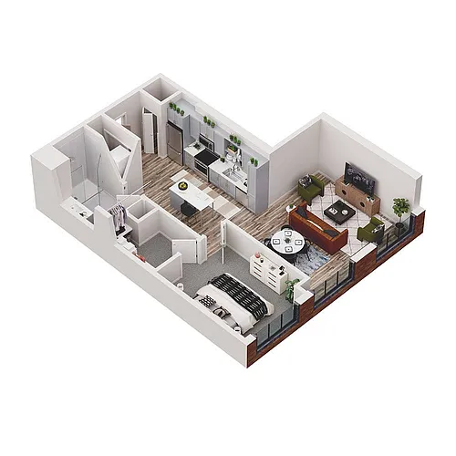 Floor plan A15 - East