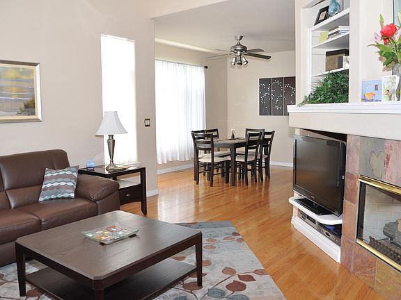 Open living room/dining room