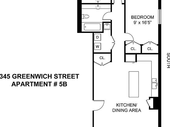 2nd image of 345 Greenwich St APT 5B