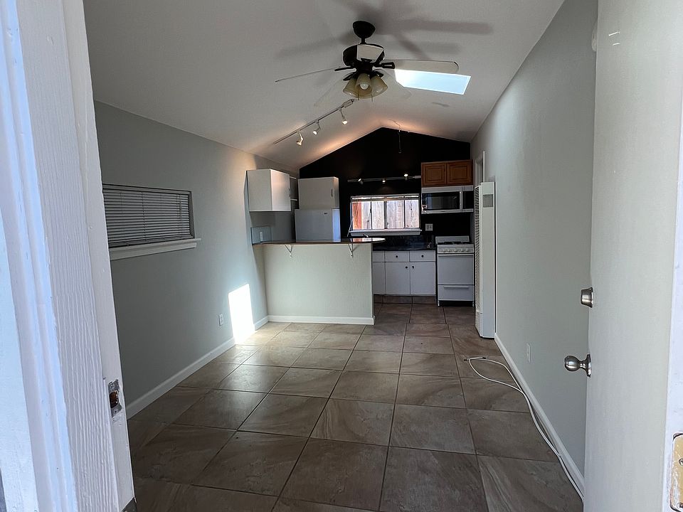 Living room and kitchen